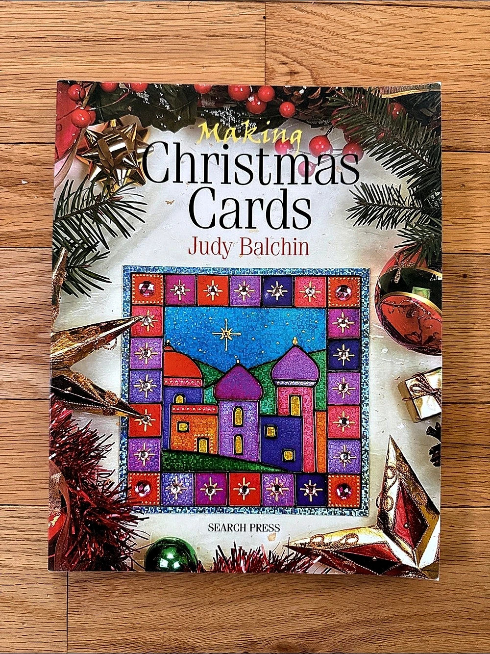 Search Press Making Christmas Cards by Judy Balchin Christmas Craft Book